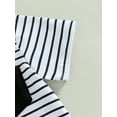 thumbnail image 6 of Wassery Baby Boys Clothes Short Sleeve Crew Neck Striped T-shirt with Elastic Waist Shorts 6 12 18 24 Months Infant Boys Summer Casual Outfit Sets, 6 of 8