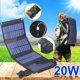 thumbnail image 2 of Panel Solar plegable USB portátil, Flexible, pequeño, resistente al agua, 5V, células para cargador de batería de teléfono móvil Fivean unisex, 2 of 2