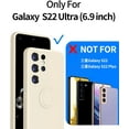 thumbnail image 5 of for Samsung Galaxy S22 Ultra Phone Case, Ring Stand [360°Rotatable Ring Holder Magnetic Kickstand], with Full Camera Cover Protection, Silicone Slim Protective Phone Case (Stone), 5 of 6