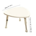 thumbnail image 3 of Hxlamzoo Table d'Appoint Réglable en Hauteur - Meuble pour Petits Espaces, Maison et Chambre, 3 of 6