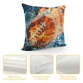 thumbnail image 4 of PHYHOO  Home Décor Super Soft Short Plush Square Throw Pillow Case Sofa Cushion Cover with Invisible Zipper- No Insert- Football Theme, 4 of 5