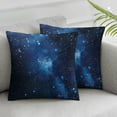 thumbnail image 3 of Constellation Pillow Sham, Outer Space Star Nebula Astral Cluster Astronomy Theme Galaxy Mystery, Decorative Standard Size Printed Pillowcase,  1 set of 2, various sizes, 3 of 7