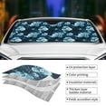 thumbnail image 4 of Kdxio Ink Rose Print Front Windshield Sun Shade,Folding Auto Sunshade for Car Truck SUV-Medium, 4 of 7