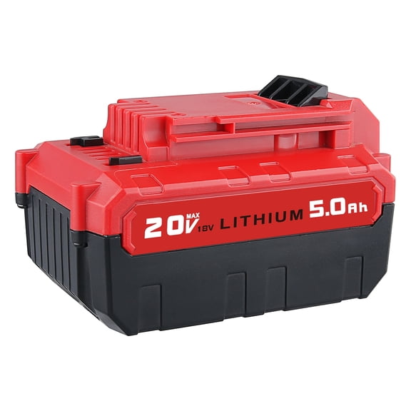 Dasnite 20V 5.0Ah Replacement Battery for Porter Cable PCC685L, PCC685LP, PCC680L, PCC682L, PCC600, PCC640 - Compatible with 20V Lithium-Ion Cordless Power Tools (Red)
