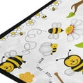 thumbnail image 4 of Dreamtimes Daisy Bee Flowers Kitchen Mats Washable Long Floor Runner Rug Non-Slip Fatigue Area Rugs Sweet Honey Absorbent Doormat Cushioned for Farmhouse Home Bath Indoor Outdoor Decor 39"x20", 4 of 6