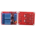 thumbnail image 2 of Optocoupler Isolation Relay Module,2 Channel Relay Module Highand Low Level Trigger Channel Relay Module Ultra Responsive, 2 of 8