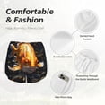 thumbnail image 4 of Balery Golden Koi And Treasure Pantalones cortos deportivos para mujer con forro y dos bolsillos, elásticos, para entrenamiento, gimnasio, yoga-XX-Large, 4 of 7