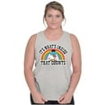 thumbnail image 3 of Rainbow Retro Mr Owl Tootsie Roll Tank Top Tee Shirt Women Brisco Brands S, 3 of 6