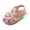 Pink, variant on Splozh Baby Girls Sandals Baby Light Up Shoes Flat Comfortable Soft Sandals Soft Sole Toddler Shoes Princess Light Shoes Pink,US 5