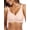 04 Pink, variant on Womens Jelly Bras Wireless Deep V Plus Size Push Up Bra Full Coverage T-Shirt Bra Soft Breathable Comfortable Bralette S-3XL