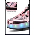 thumbnail image 3 of OnyxTrek LED Roller Skate Shoes for Kids Boys Girls Light Up Roller Sneakers with Detachable Wheels Rechargeable Flashing Wheeled Shoes, 3 of 9