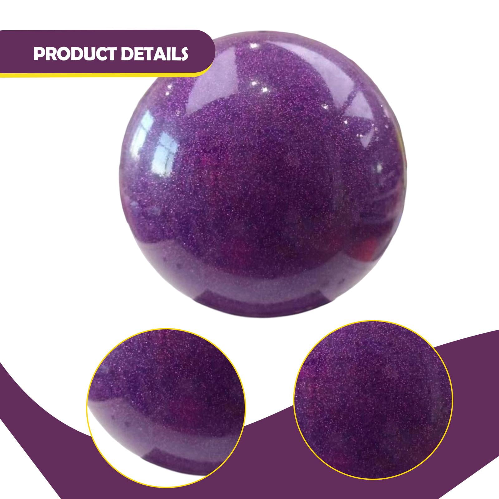 lacooooppia Rhythmic Gymnastic Ball Gym Equipment Comfortable Professional 5.91inch Small rhythmic Ball for Workout Gym Training Practice violet