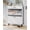 White, variant on Accreate 2-Door Shoe Storage Cabinet with 3 Drawers, Freestanding MDF Shoe Organizer for Entryway, Hallway, and Bedroom, Space-Saving Modern Shoe Rack