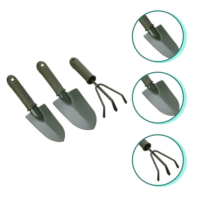 FUEENIRVA 1Jgo Conjunto De Y Rastrillo Para Jardín Con Material Resistente