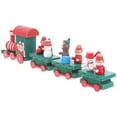 thumbnail image 1 of WRITWAA 1Set Holiday Train Decoration Bamboo Train Shape Green Party Decor, 1 of 4