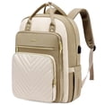 thumbnail image 1 of Mochila para portátil LOVEVOOK 15.6 pulgadas impermeable para mujer, color caqui, 1 of 9