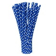 thumbnail image 2 of 100pc Kraft Paper Straws - Colorful Striped Disposable Drinking Straws, Food Grade Party Decor for Desserts Pastries & Drinks, Ideal for Bar Birthday & Holiday Celebrations, 2 of 9