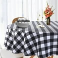 thumbnail image 4 of Buffalo Checkered Tablecloth, Stain Resistant Spillproof Washable Gingham Table Cloth, 4 of 6