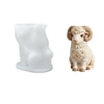 thumbnail image 1 of zhangmingg Sheep Shaped DIY Silicone Mould for Candle Soap Plaster Craft 3D Animal Design Reusable Baking, 1 of 5