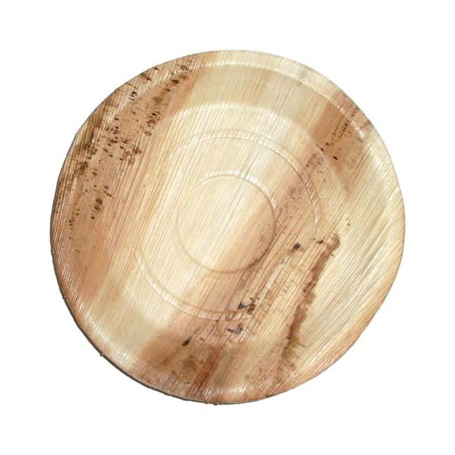 PacknWood 210BBA25 Palm Leaf Round Plate, Pack Of 100