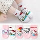 thumbnail image 1 of Sanrio Kuromi-Calcetines de dibujos animados para niño, medias de algodón puro transpirables, absorbentes del sudor, para primavera y otoño, 1 of 3