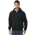 thumbnail image 6 of Pdbokew Hoodies for Men Heavyweight Fleece Sweatshirt - Full Zip Up Fleece Jacket Black XL, 6 of 7