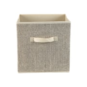 Simplify Collapsible Storage Cube in Faux Jute