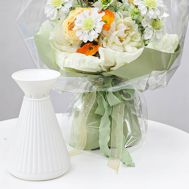 Florero Acrílico, Soporte Para Ramos Hecho a Mano, Contenedor Para Arreglos Florales, Centro De Mesa Decorativo Para El Hogar, Exhibidor De Mesa Para Flores Frescas.