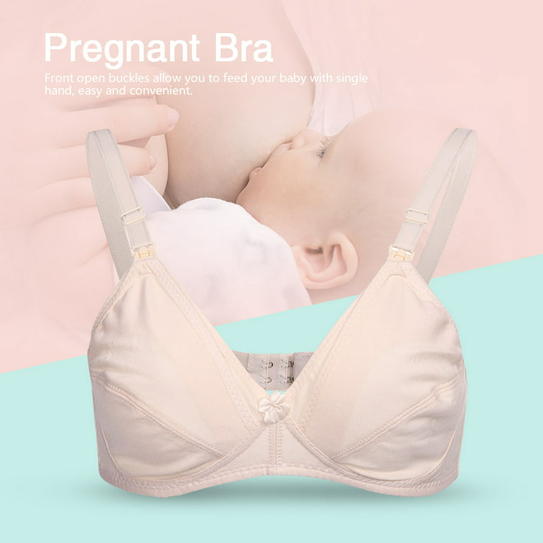 Prengant Women Bra Maternity Bra Front Open Breast-feeding Bra Solid Color  Button Underwear Nursing Bras brasieres para mujer