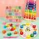 thumbnail image 1 of Juego De Juguetes Para Bebés, Instrumento De Xilófono, Reloj Divertido De Madera, Bloques De Construcción, Juguetes Para Niños Mayores De 1 Año, 1 of 7