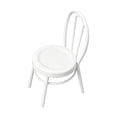 thumbnail image 1 of Milaget Chaise Miniature de Maison de Poupée Décoration de Maison de Poupée Accessoires Photo de Simulation Robustes pour Base Miniature Jardin Féerique Modèle Train Dioramas Blanc, 1 of 9