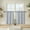 Grey, variant on OVZME Judy Natural 2PCS Kitchen Tier Curtains 45 Inch Length, Light Filtering Kitchen Door Curtains, Half Small Window Treatment for Bedroom Living Room, 30Wx45L Inch