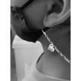thumbnail image 2 of Hope Heart with AB Crystal Silvertone Face Mask Necklace, 2 of 2