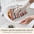 thumbnail image 5 of 2 Pcs Funny Kitchen Towels,Red Christmas Deer and Tree Pattern Microfiber Dish Towels,Kitchen Tea Towels,Kitchen Towel Set (18" X 26"), 5 of 7