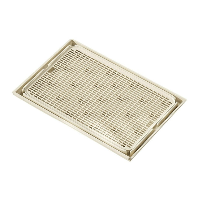 ZLight Cat Litter Mat Kitty Litter Mat Lightweight Sturdy Kitty Litter Trapping Mat Coffee 42x28.5x2cm