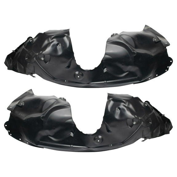 TRQ Front Inner Fender Liner Set Fits 2017-2019 Ford Fusion BDA08734