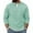 Green（mens shirts）, variant on GuangCheng Mens Waffle Knit Thermal Tops,Long Sleeve,Casual,Classic Fit,Warm,Soft,Daily Wear Henley Shirts,Coffee,Size XL
