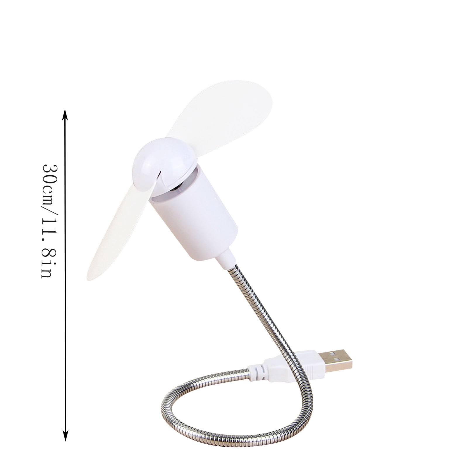 Heliisoer Mini Snake Fan Silent Soft Leaf Small Fan Can Bend