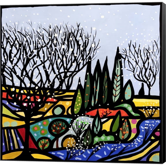 L'allegro Ruscello by Wallas, Canvas Wall Art, 12W x 12H