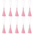 thumbnail image 1 of Unique Bargains 6.5' Silky Bookmark Tassels with Loop for DIY Craft Accessory, 20Pack Pink, 1 of 5