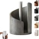 thumbnail image 1 of Mountain Paper Towel Holder Countertop with Mango Wood Round Base and Iron Holder, Wood Paper Towel Holders Countertop, Easy One-Handed Operation for Kitchen Bathroom (Gray), 1 of 7
