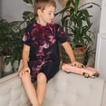 thumbnail image 4 of Balery Mesmerizing Pink Jellyfish Conjunto de Pijama Infantil de Manga Corta con Estampado – Ropa de Dormir de Algodón Suave-4X-Large, 4 of 6