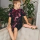 thumbnail image 4 of Balery Mesmerizing Pink Jellyfish Conjunto de Pijama Infantil de Manga Corta con Estampado – Ropa de Dormir de Algodón Suave-Small, 4 of 6