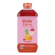 (2 pack) KinderFarms Electrolyte Solution Drink for Kids & Adults, Fruit Punch, 1 Liter