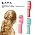 thumbnail image 5 of Smooth Surface Comb 2pcs Hair Comb Set Wide Fine Tooth Combs for Hair Types Lightweight Sturdy Hair Styling Essentials for Home Travel for Straight, 5 of 8
