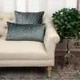 thumbnail image 2 of Parkland Collection Sora Transitional Quilted Gray/Charcoal Throw Pillow, 2 of 7