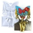 thumbnail image 4 of 3D Butterfly Lady Silicone Resin Mold for Resin Craft,3D Artistic Creation Molds, 4 of 14
