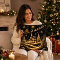 thumbnail image 4 of Christmas Pillow Covers, Decorative Cushion Case with Hidden Zipper, Soft Fabric for Sofa Couch Bed Home Decor, 4 of 7
