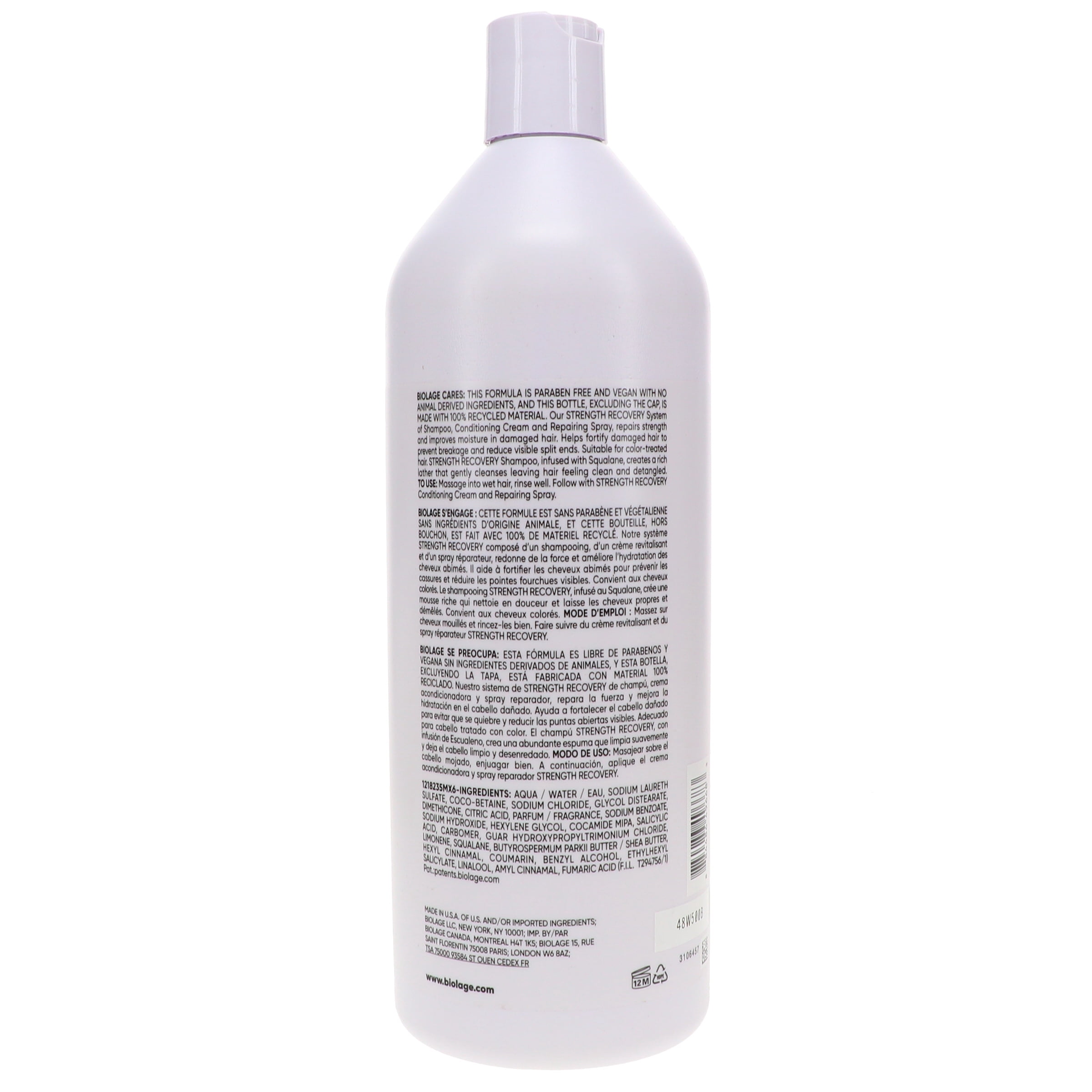 Biolage Strength Recovery Shampoo 33.8 oz