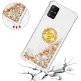 thumbnail image 5 of Case for Samsung Galaxy A51 5G, Galaxy A51 5G Liquid Case Glitter Clear TPU Cute Love Moving Quicksand Sparkle Phone Case with Stand Liquid Shockproof Cover for Samsung Galaxy A51 5G Gold YBZ, 5 of 12